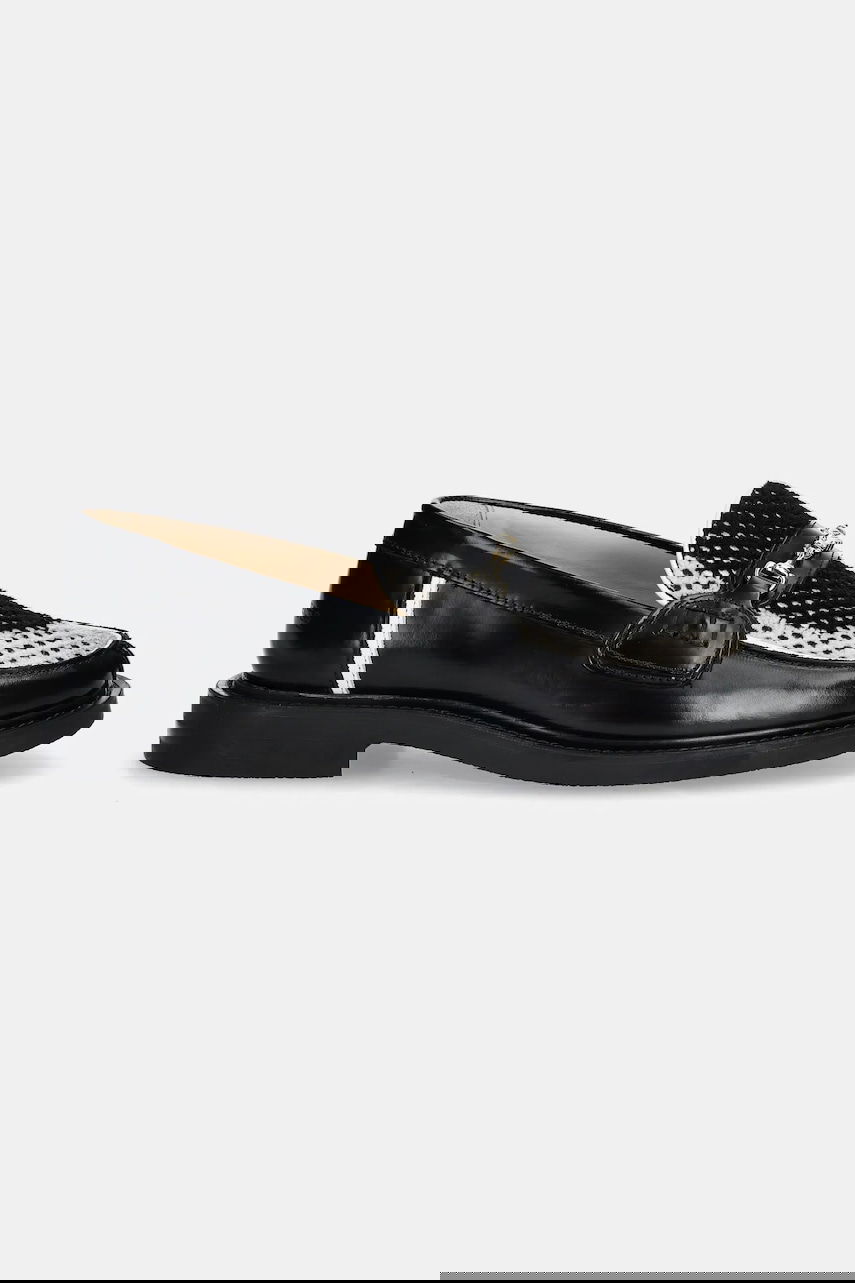 Кецове и обувки Filling Pieces Filling Pieces Loafer Rugby Degrade Leather Loafers Черно | 122511303248, 0