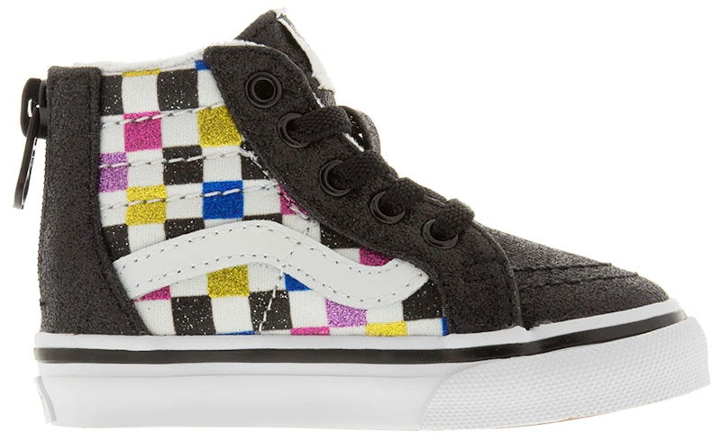 Кецове и обувки Vans Sk8-Hi Zip Glitter Checkerboard Многоцветен | VN0A4BV1V3P, 0