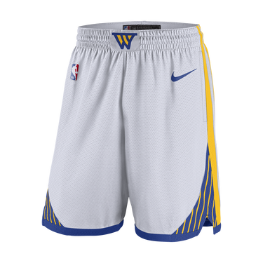 Къси панталони Nike Golden State Warriors Association Edition 2024/25 Dri-FIT NBA Swingman Shorts Бяло | FQ4108-100, 0