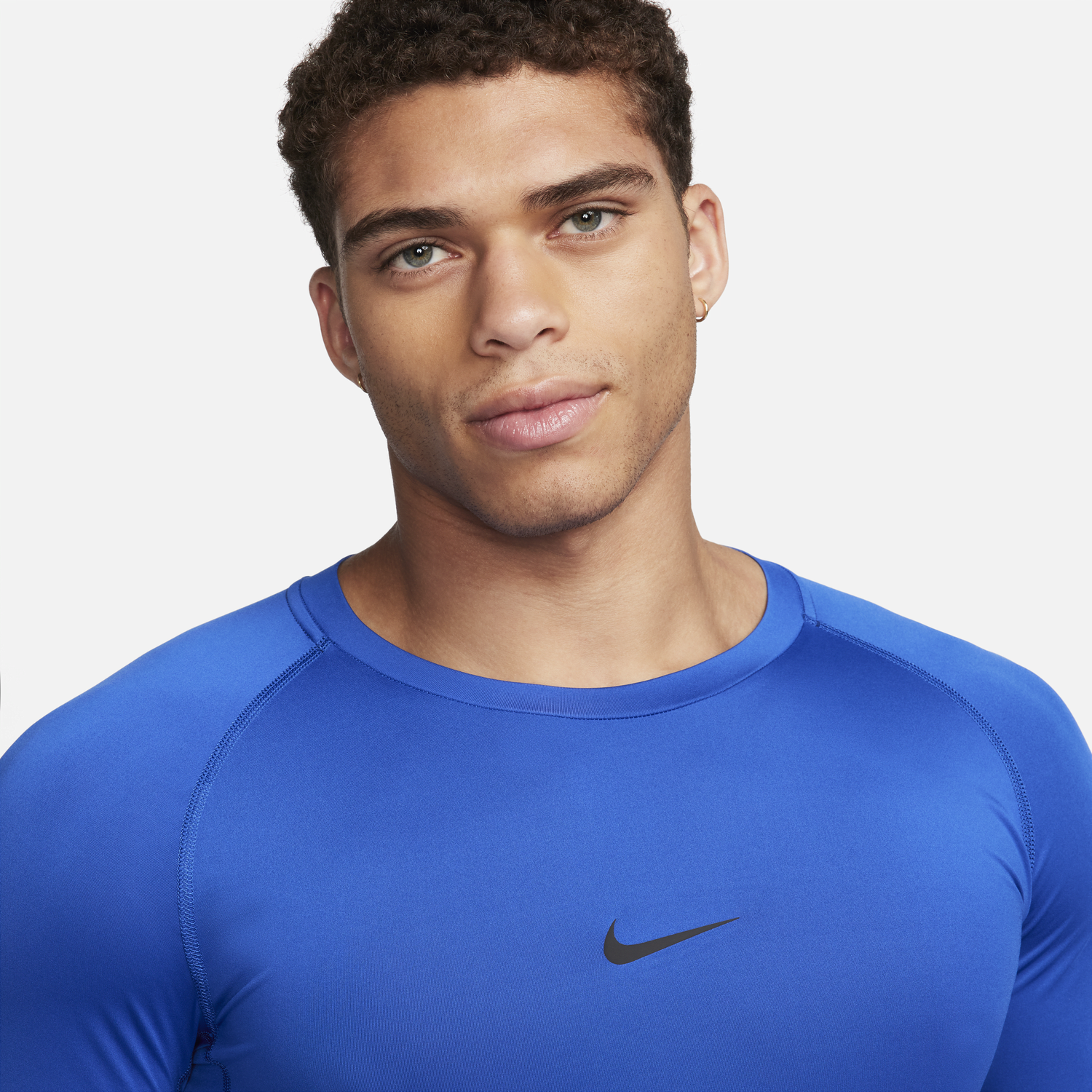 Тениска Nike Pro Dri-FIT Tight Fitness Tee Синьо | FB7919-480, 1