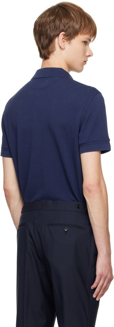 Поло тениска Tom Ford TOM FORD Piquet Polo Тъмно синьо | JPS011-JMT013, 2