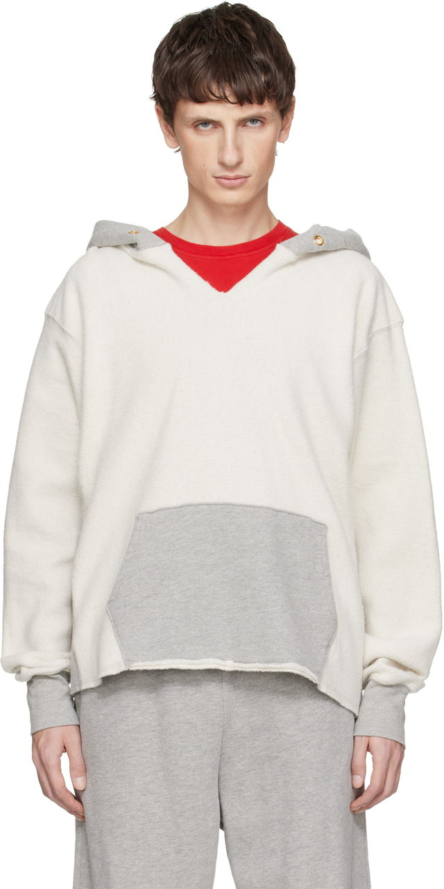 Heavyweight Inside Out Raw Cropped Hoodie