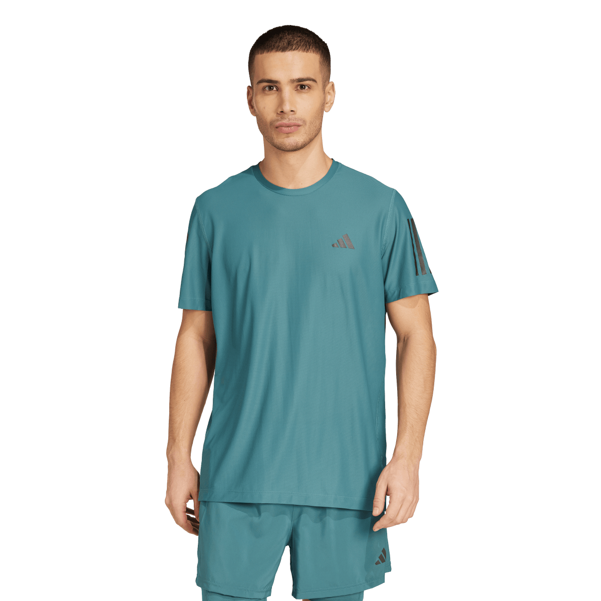 Тениска adidas Originals Own The Run Tee Тюркоазено | JW9799, 0