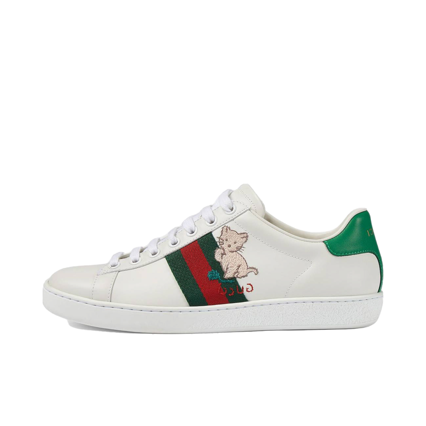 Кецове и обувки Gucci Ace 'Kitten' (W) Бяло | 630616 1XG60 9114
