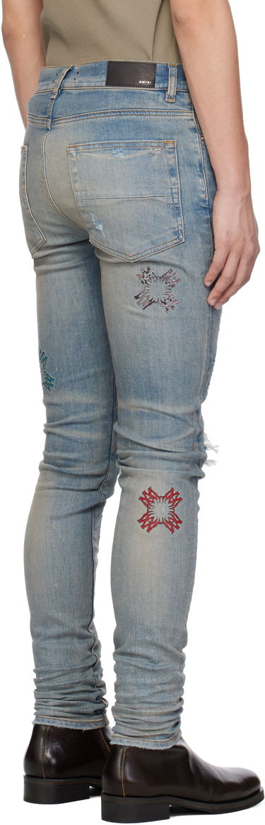 Дънки AMIRI AMIRI MA Quad Cut Out MX1 Jeans Синьо | AMDNSY1121, 2