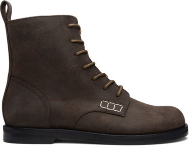 Кецове и обувки JW Anderson JW Anderson Loafer Lace-Up Boots Кафяво | BT0108-LA0319, 0