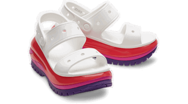 Кецове и обувки Crocs Mega Crush Sandals "White" Бяло | 207989-94S, 1