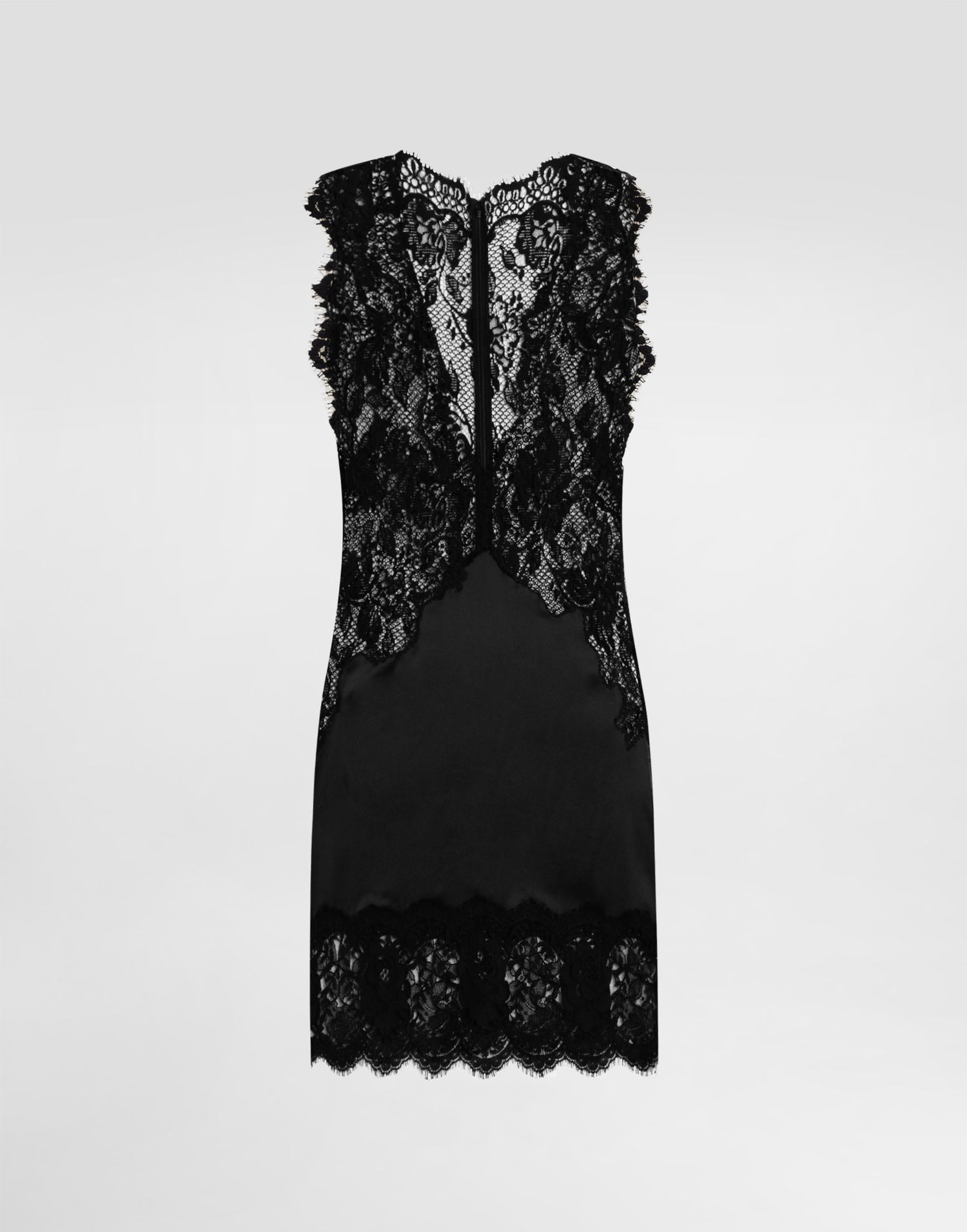 Pокля Dolce & Gabbana Dolce & Gabbana Lace Dress Черно | F60FJTGDDI7N0000, 0
