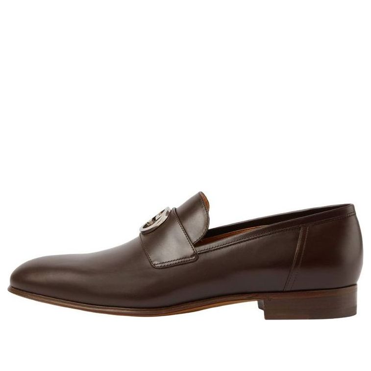 Кецове и обувки Gucci Interlocking G Loafers Кафяво | 730134-06F00-2140, 0