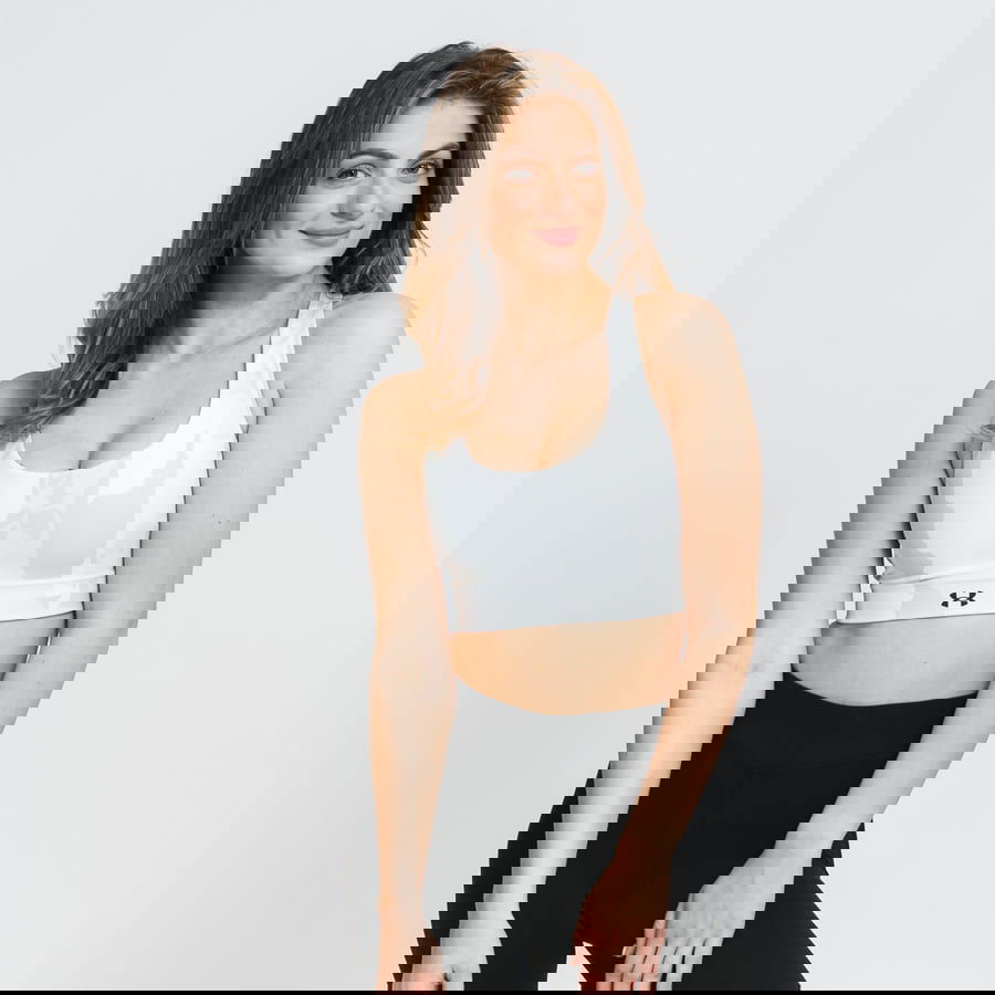 Сутиен Under Armour Isochill Team Mid Bra Бяло | 1362865-100, 0