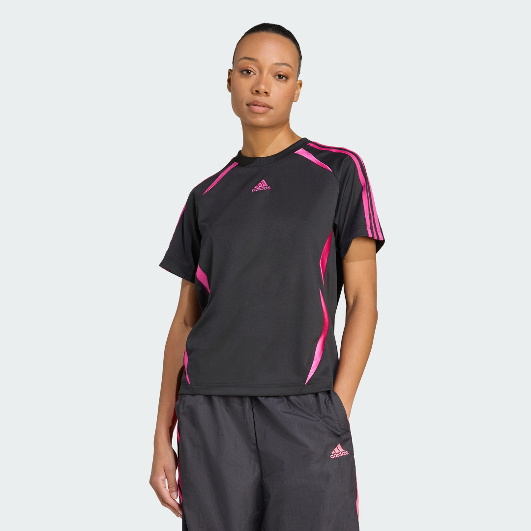 Тениска adidas Performance Adicolor Teamgeist Loose T-Shirt Черно | JZ8272, 0
