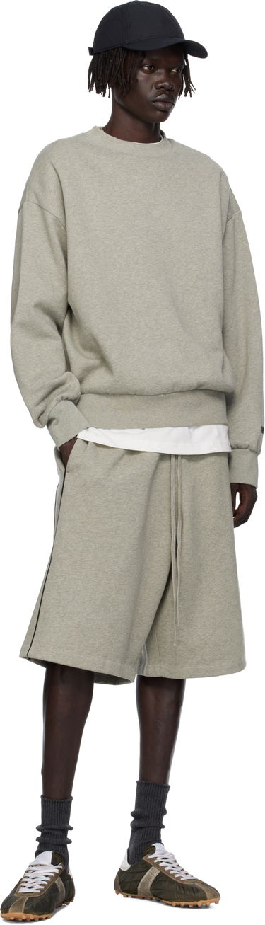 Суитчър Fear of God Fear of God ESSENTIALS Classic Fit Fleece Crewneck Sweatshirt Сиво | 192SP252045F, 3