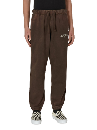 Спортни панталони GUESS Washed Terry Sweatpants Кафяво | M2BQ10KBB40 G1CG