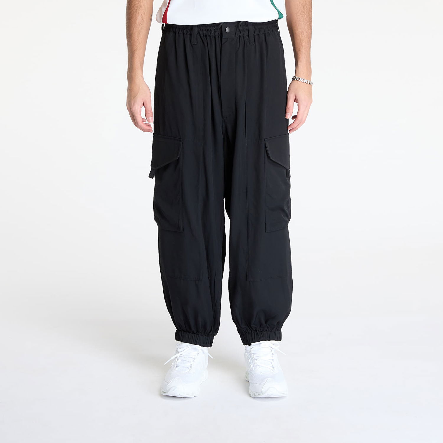 Карго панталони Y-3 Y-3 Rayon Twill Tracksuit Pants Черно | JN4872, 0
