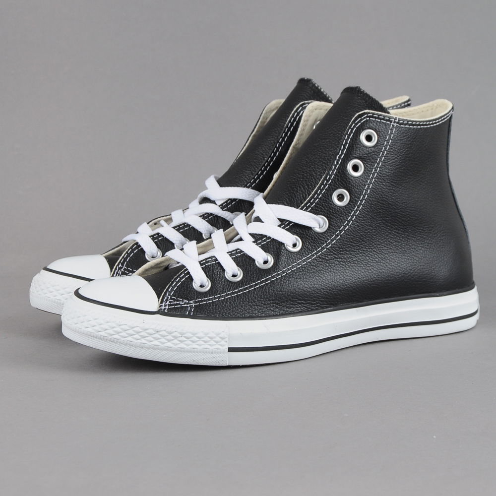 Кецове и обувки Converse Chuck Taylor All Star Leather Hi Черно | 1S581, 0