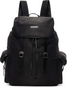 Flap Top Denim Backpack