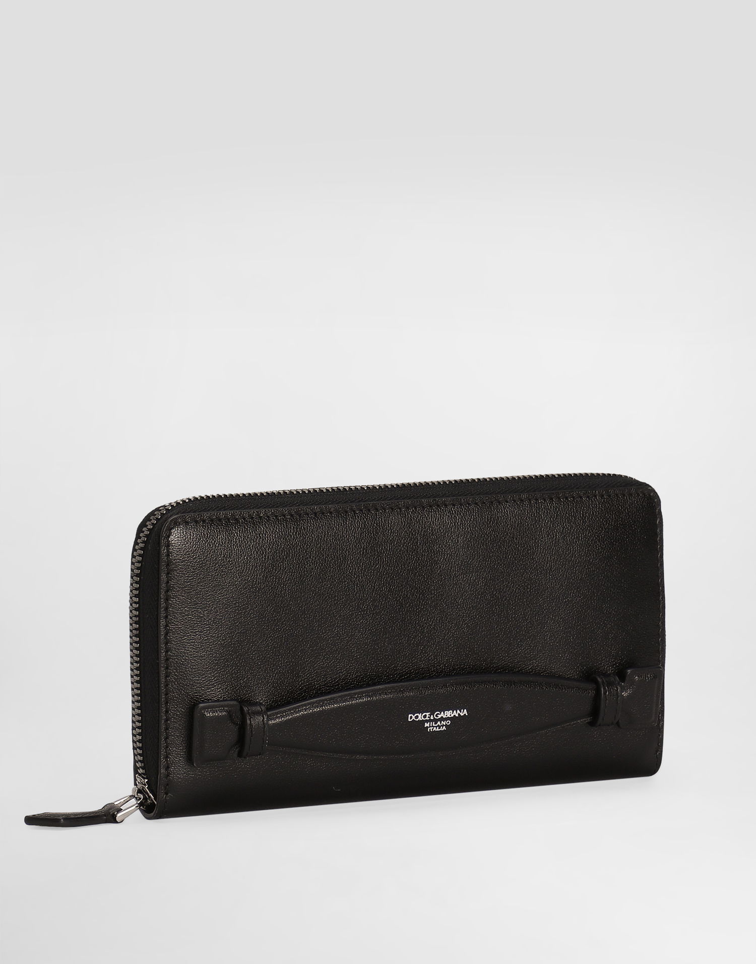 Портфейл Dolce & Gabbana Dolce & Gabbana Calfskin Zip-Around Wallet Черно | BP1672AV95680999, 1