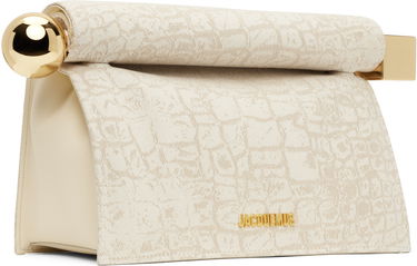 Дамска чанта Jacquemus Jacquemus 'The Rond Carré' Clutch Bag Бежово | 25E233BA356-1731, 1
