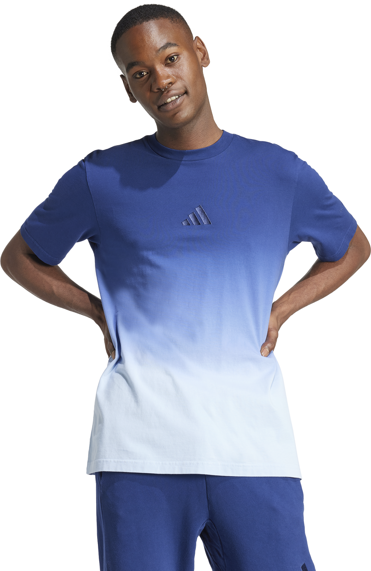Тениска adidas Originals All SZN Dip Dye T-Shirt Синьо | jj3697, 1