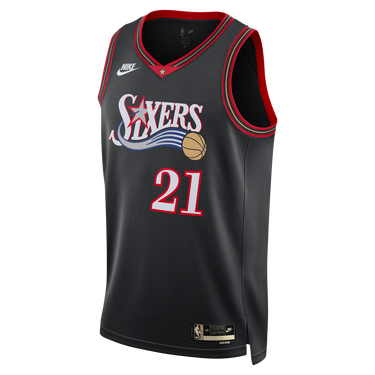 Фланелка Nike Philadelphia 76ers 2025/26 Hardwood Classics Dri-FIT NBA Swingman Polyester Jersey Черно | HM4778-011, 0