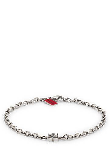 Гривна BOSS Stacked-Logo Chain Bracelet Металик | 50544512, 0