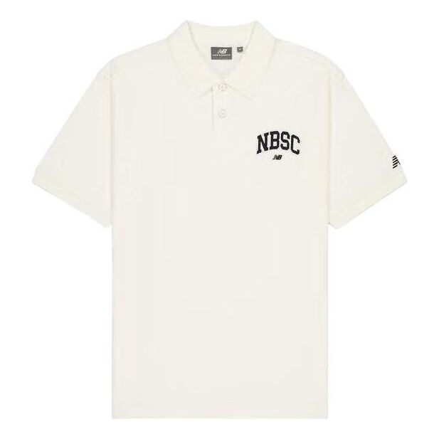 Поло тениска New Balance NBSC Polo Shirt Бяло | NFE22011-IV