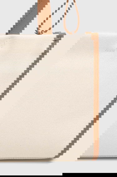 Голяма пазарска чанта Lacoste Lacoste Small Tote Bag Бяло | NF4641TD, 2