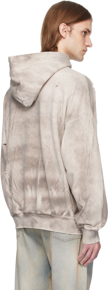 Суитчър Feng Chen Wang Feng Chen Wang Sandwashed Ripped Hoodie Бежово | FUS19HD03, 2
