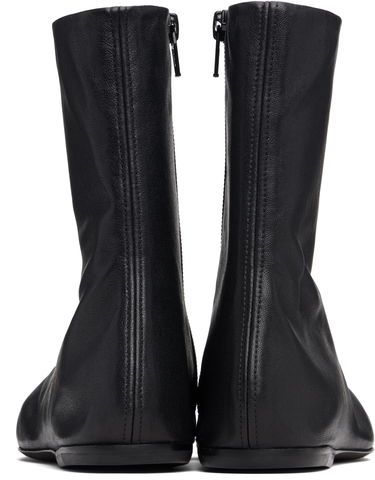 Кецове и обувки Dries Van Noten Dries Van Noten Leather Ankle Boots Черно | 252-011702-140, 1