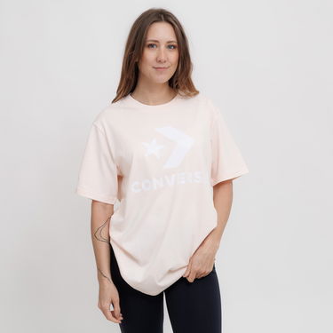 Тениска Converse Standard Fit Center Front Large Logo Star Chev Short Sleeve T-Shirt Розово | 10025458-A38, 0