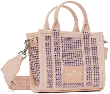 Голяма пазарска чанта Marc Jacobs Marc Jacobs The Crystal Canvas Crossbody Tote Bag Розово | 2R3HCR098H01, 1