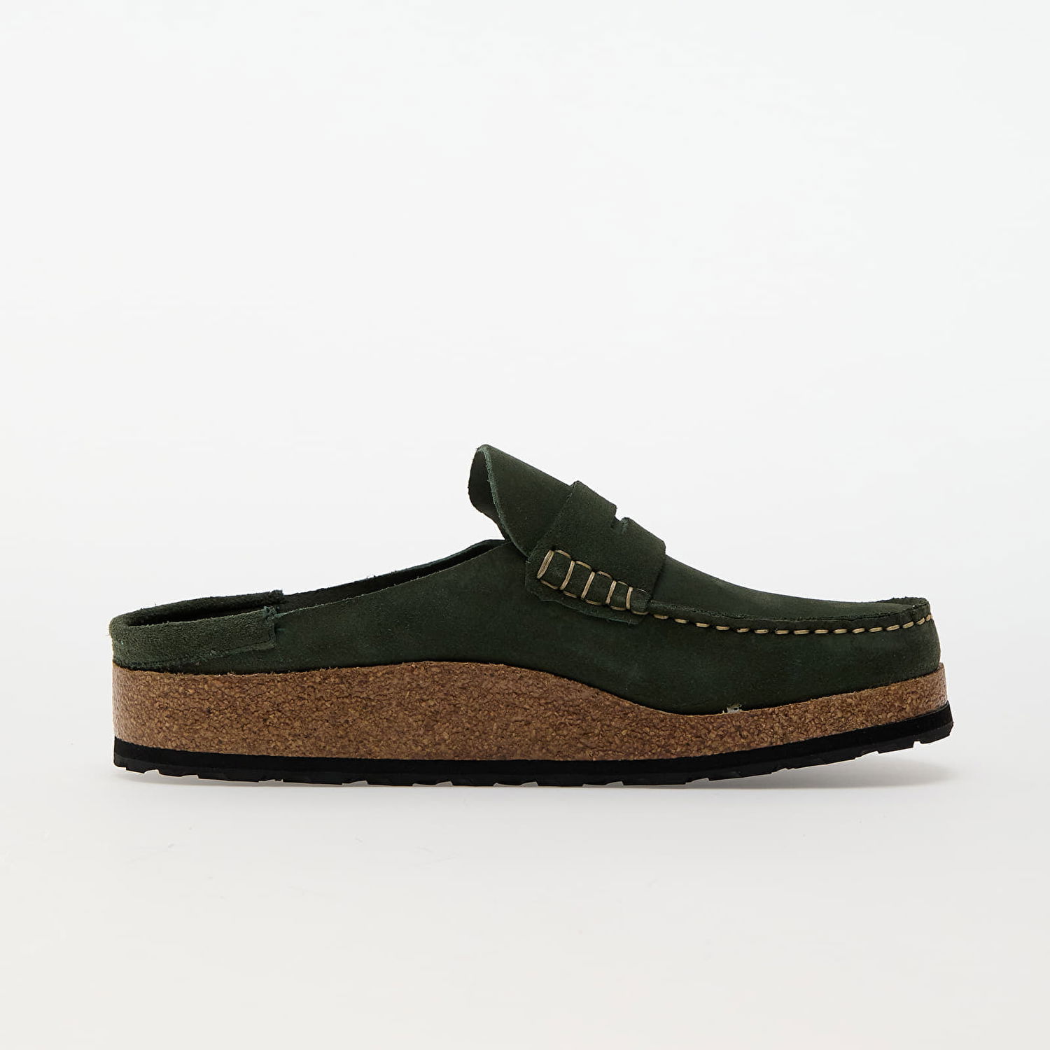 Кецове и обувки Birkenstock Naples Mule Thyme Suede Зелено | 1025473, 1