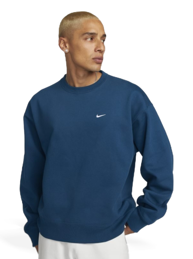 Суитчър Nike Solo Swoosh Fleece Crew Синьо | CV0554-460