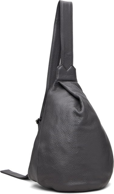 Чанта през рамо Yohji Yamamoto YOHJI YAMAMOTO Tuck Small Sling Bag Сиво | DM-I92-707, 1