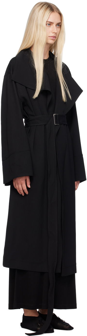 Палта TOTEME TOTEME Signature Shawl Collar Long Coat Черно | 243-WRO3318-FB0187, 1