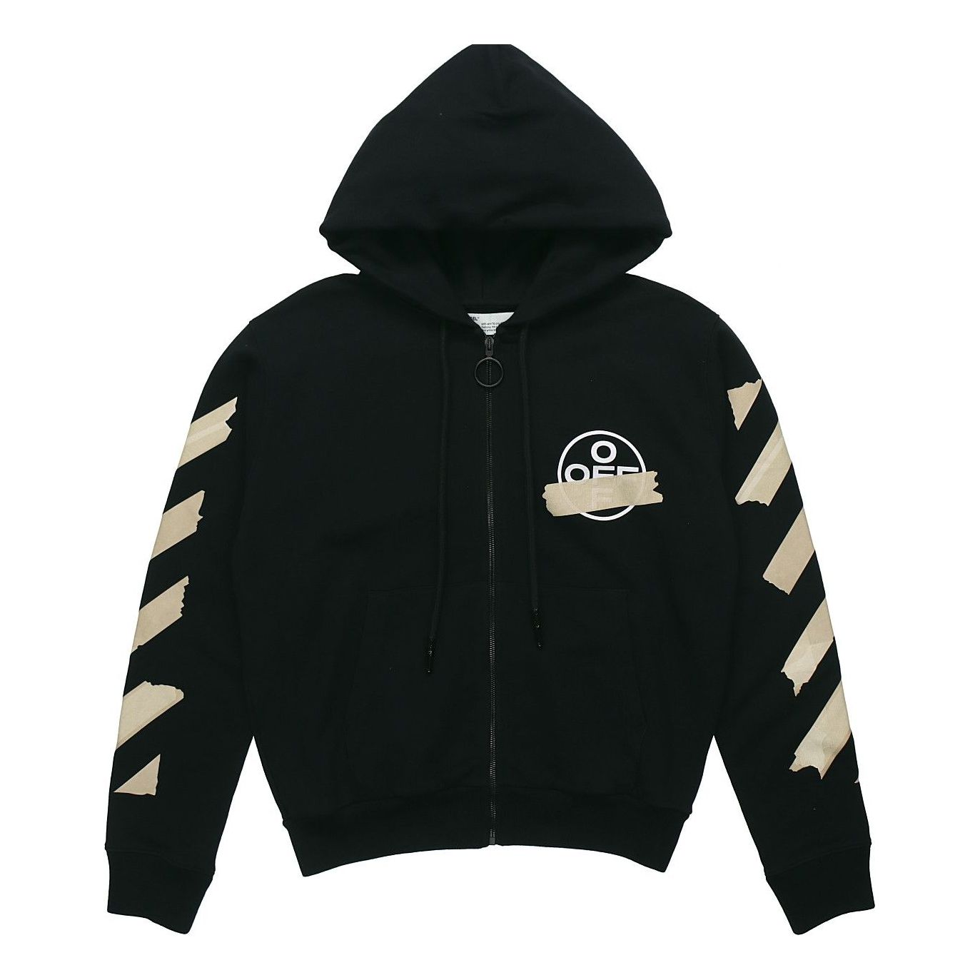 Суитчър Off-White Arrows Sketch Tape Hoodie Черно | OMBE001R20E300021048, 0