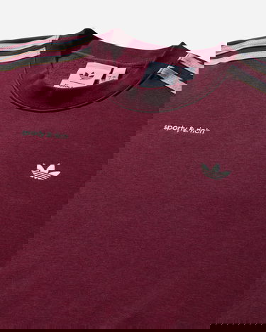 Пуловер adidas Originals Sporty & Rich Sweatshirt Бургунди | JN5321, 3