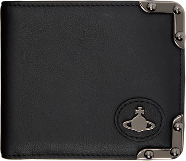 Портфейл Vivienne Westwood Billfold Wallet with Metal Corner Details and Orb Logo Черно | 5115003IM-L00BZ-, 0