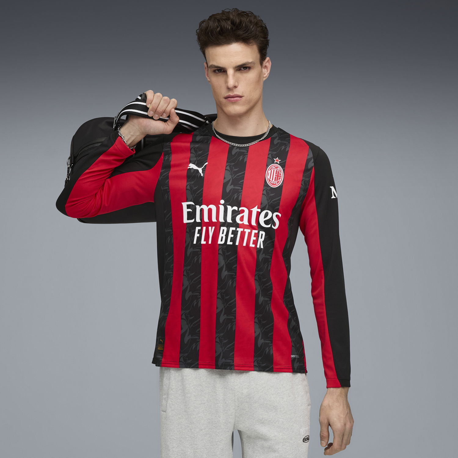 Фланелка Puma AC Milan 25/26 Long Sleeve Jersey Червено | 779963_01, 1