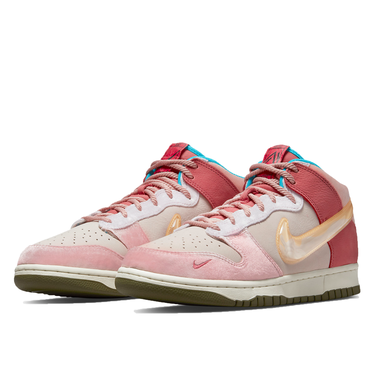 Кецове и обувки Nike Social Status x Dunk Mid "Strawberry Milk" Розово | DJ1173-600, 3