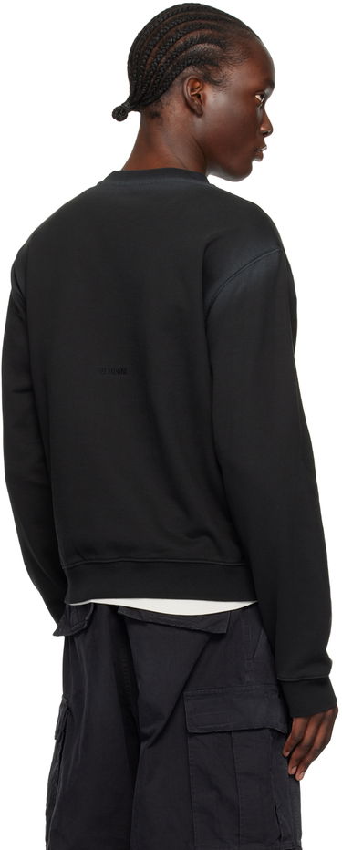 Пуловер We11done Faded Sweatshirt Черно | WD-TS2-24-721-U-BK, 2