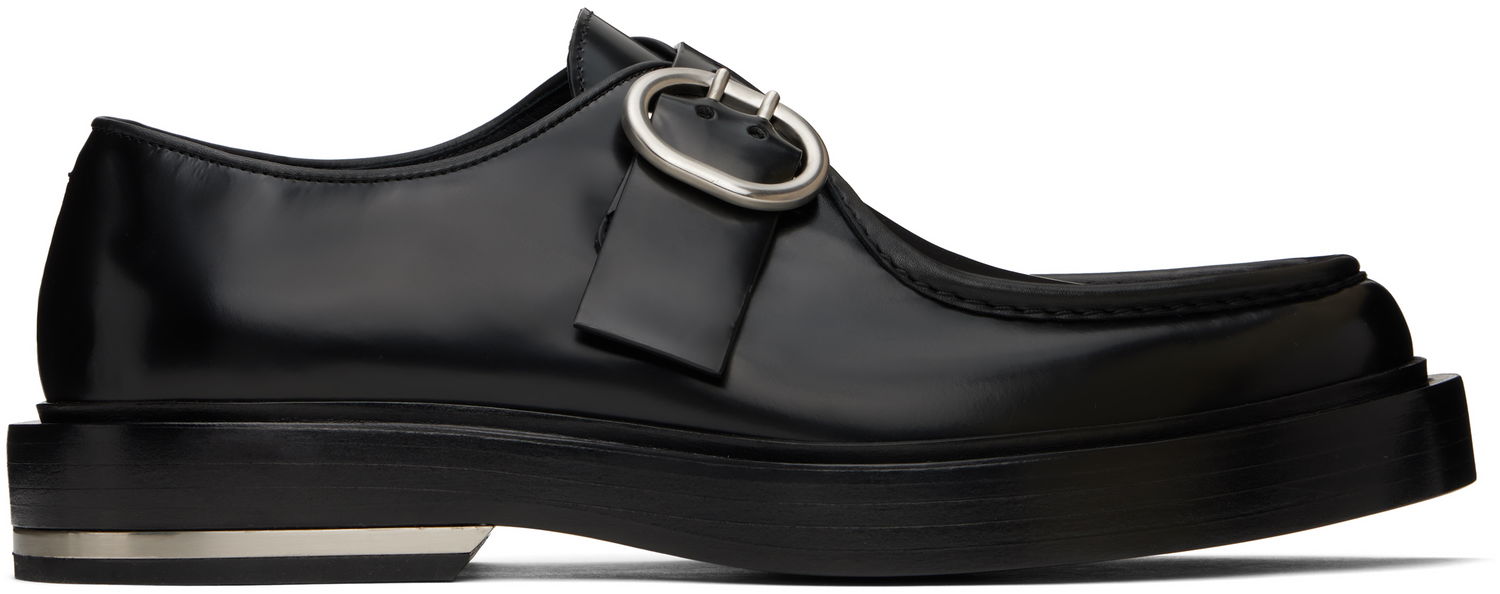 Кецове и обувки Jil Sander Jil Sander Leather Platform Loafers Черно | J33WR0014_P7032, 0