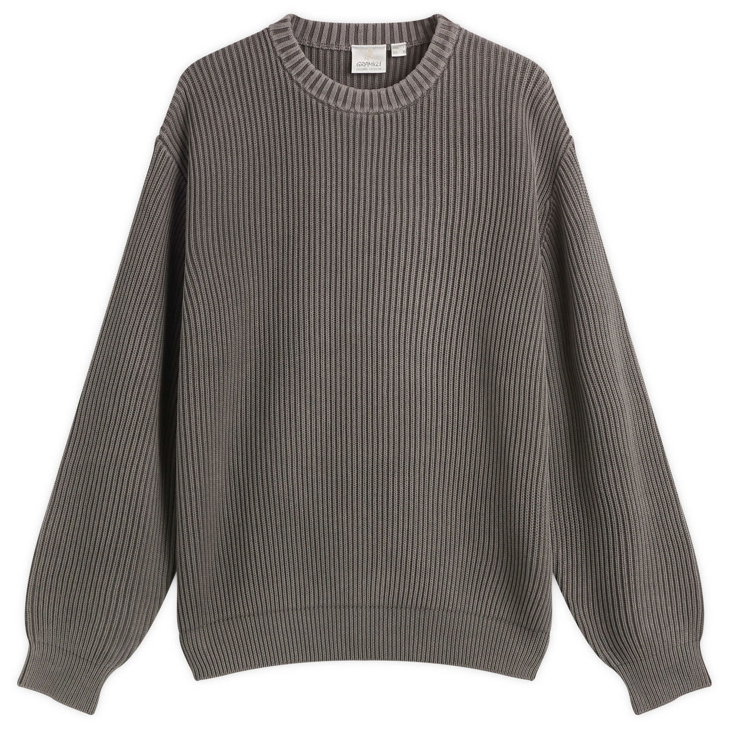 Пуловер GRAMICCI Cotton Knit Sweater, Size Small Сиво | G5FU-J023-GRY, 1