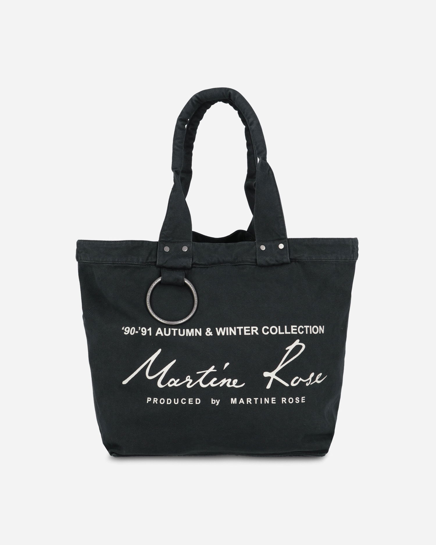 Голяма пазарска чанта Martine Rose Martine Rose Bondage Tote Bag Черно | 1207WP22414, 1