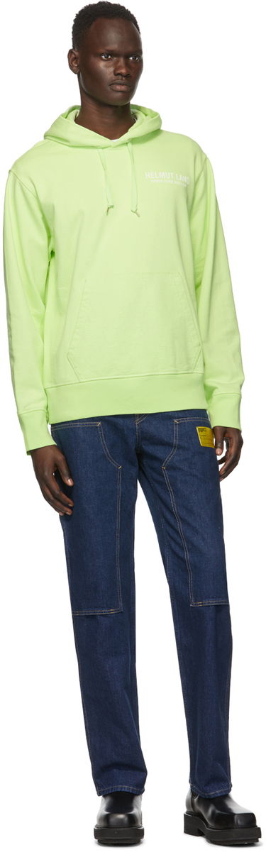 Суитчър Helmut Lang Standard Hoodie Зелено | K04DM514, 3