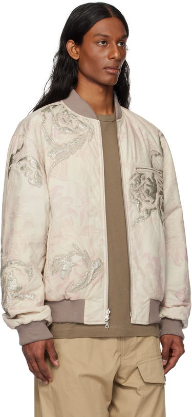 Яке бомбър Dries Van Noten Dries Van Noten Floral Reversible Bomber Jacket Розово | 251-080539-1002, 1