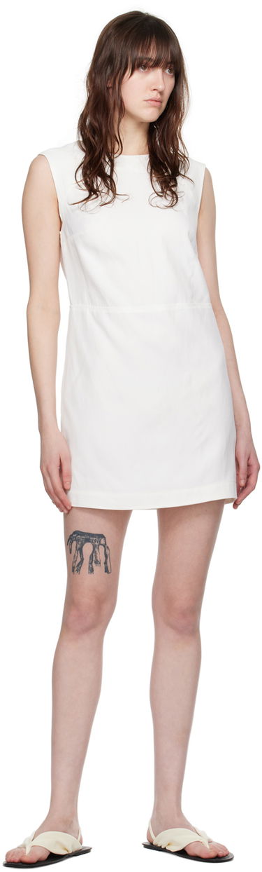 Pокля Loulou de Saison Loulou de Saison Hoya Minidress Бяло | HOYA, 3
