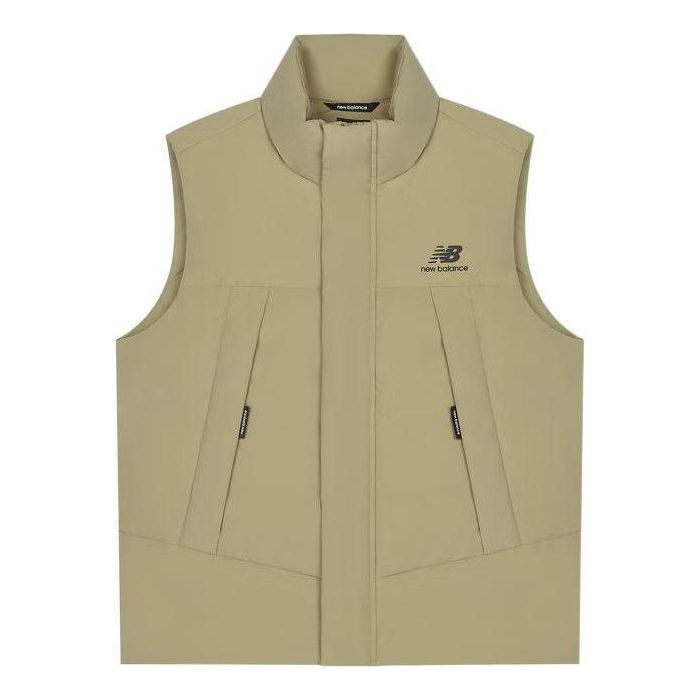 Жилетка New Balance Pocket Puffer Vest Бежово | AMV24360-TWD