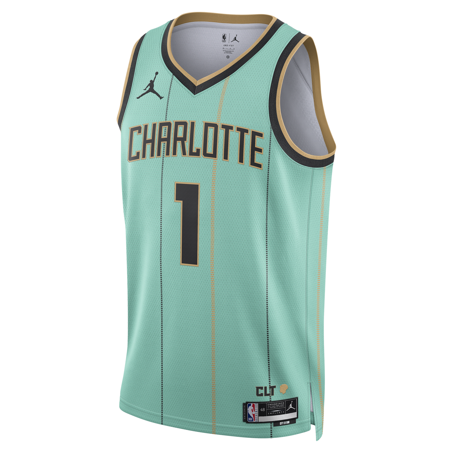 Фланелка Nike Dri-FIT NBA Swingman LaMelo Ball Charlotte Hornets City Edition 2024/25 Зелено | FQ4336-356, 0