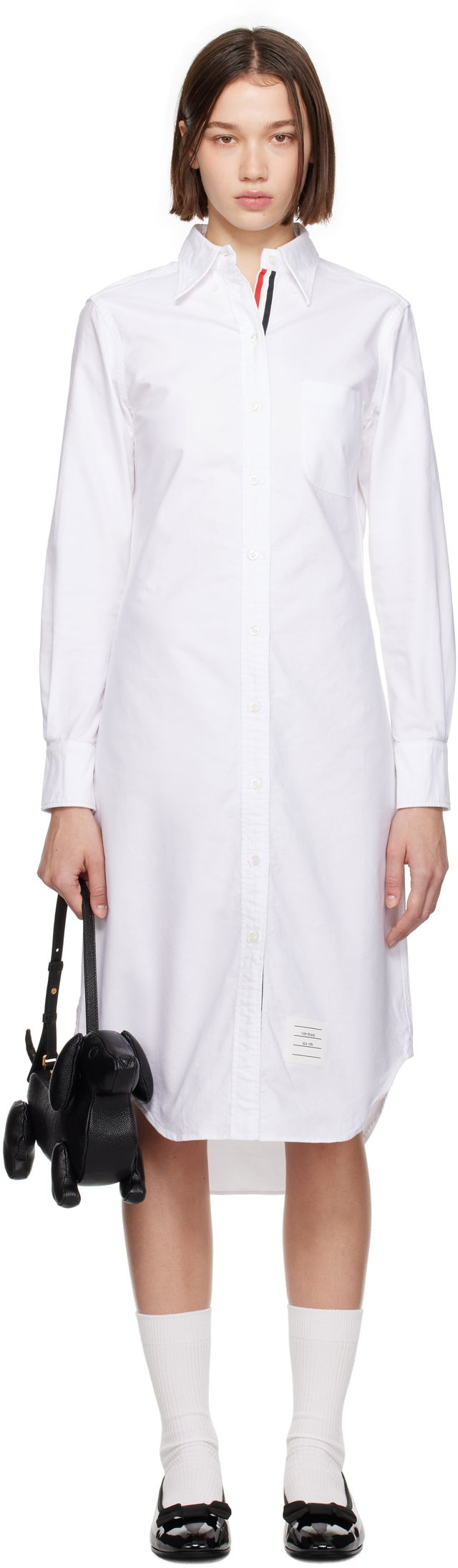 Oxford Shirt Midi Dress